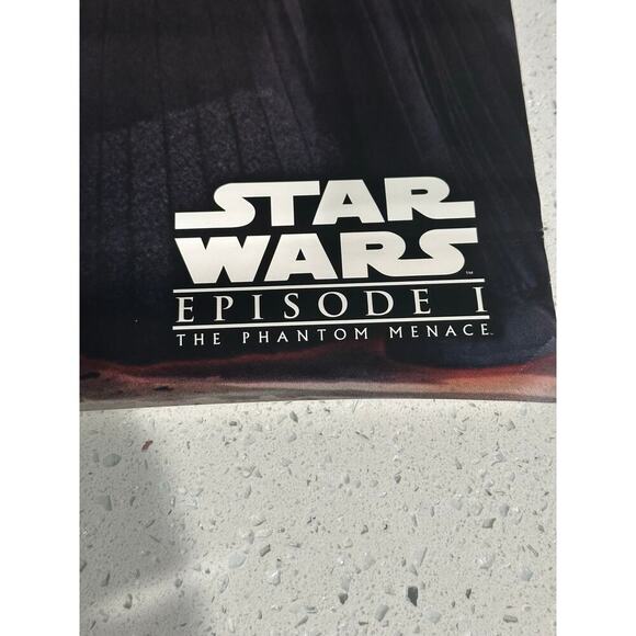 1999 VINTAGE STAR WARS EPISODE 1 PHANTOM MENACE DARTH MAUL POSTER 17X22 TACOBELL - Picture 2 of 4
